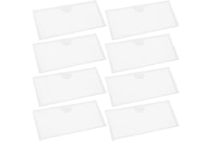 Beavorty Parking Permit Sleeves 10Pcs Waterproof PVC Card Holders for Office and Warehouse Use