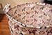 ECOHIP Large Toy Storage Bin Dala Horse Fabric Cubes Kids Laundry Basket Nursery Hamper