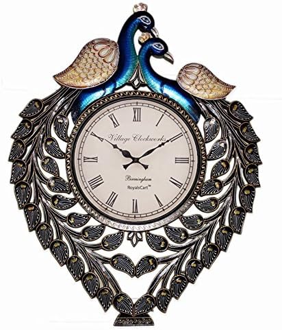 RoyalsCart Peacock Analog Wall Clock
