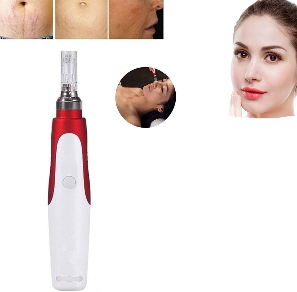 Women Lady Anti Aging Electric Beauty Derma Pen Stamp Auto Micro Needle Roller Machine