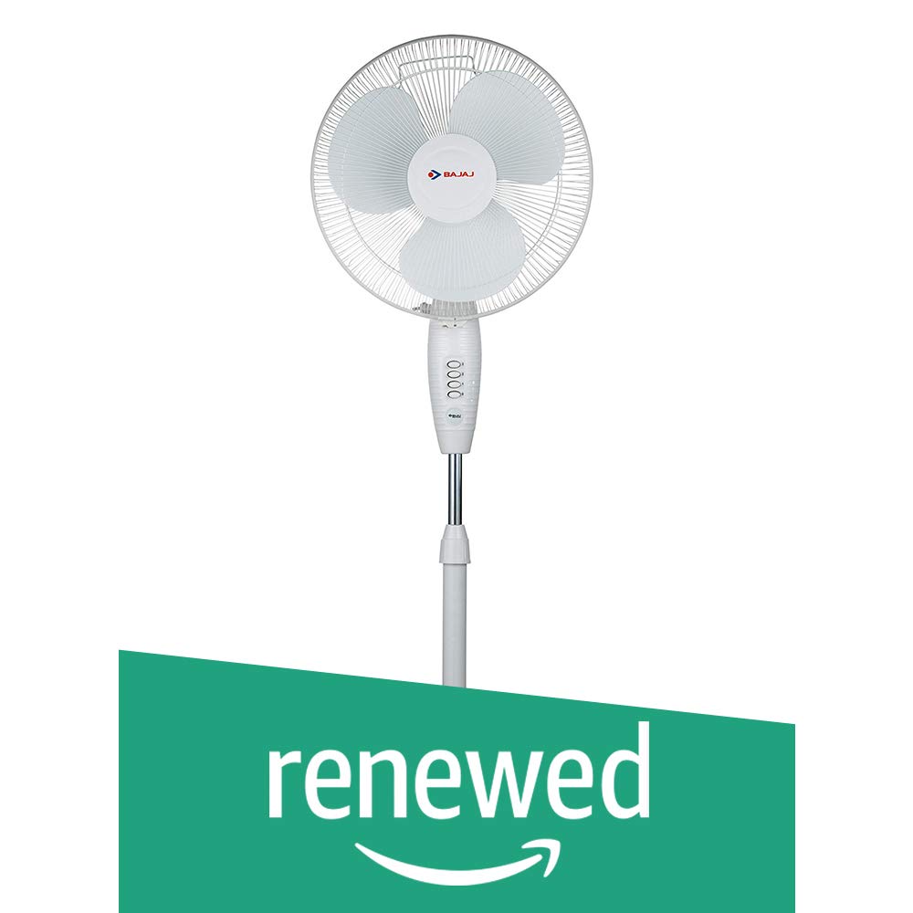 Buy Renewed Bajaj Esteem 400mm Pedestal Fan White Online At