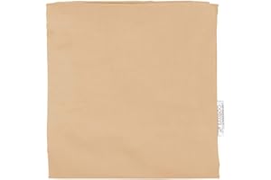 Relax Home Life Wedge Pillowcase, 100% Egyptian Cotton, Fits 7.5" Bed Wedge, Beige, 25" W x 26" L x 7.5" H