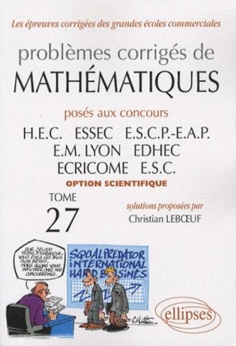 Problèmes corrigés de mathématiques