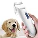 Razoo Pet Hair Clippers Professional Dog Grooming Tools Quite Pets Trimmer Kit White Color