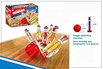 Night Lions Tech(TM)Bowling Games Set for Kids-Light Up Outdoor Sport Toys with 6 Pins and 1 Ball