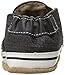 Robeez Kids Crosshatch Crib Shoe, Canvas Liam Basic - Black, 12-18 Months M US Infant