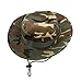 WINOMO Fashion Unisex Adult Outdoor Sports Wide Brim Boonie Hat Cap Fishing Hat - Size (Green Camouflage)