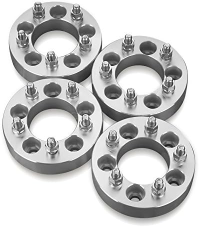 4 Wheel Spacers Adapters For 5 Lug Ford And Lincoln Trucks 5X135 Fits Ford: F150 Expedition / Lincoln: Navigator - 2 Inch (50 mm) Thick