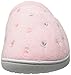 totes ISOTONER Womens Terry Scalloped Embroidered Clog Slippers, M, Pink