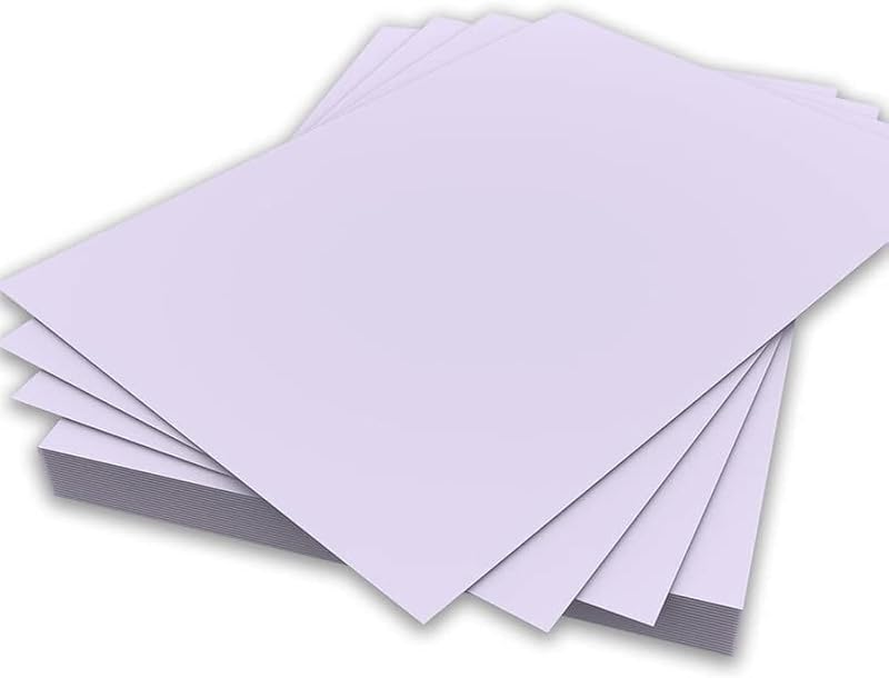 Habercrafts A4 Lilac Paper 80gsm 100 Sheets Double Sided Printer Copy Origami