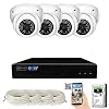 GW Security 8 Channel 4K NVR 5MP H.265 IP Surveillance Security Camera System with 4-Piece Super HD 1920P Weatherproof…