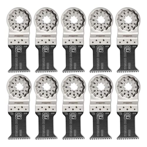 Fein 63502133290 Standard Oscillating Blade (10 Pack), 1-3/8 x 2"