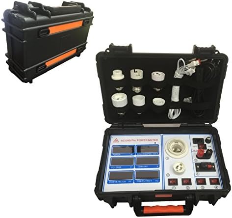 Portable Multi-function Aluminum LED Demo Case - High Compatible LED Tester Test Meter Test Box test kit for Light Bulbs Testing, Sample Display