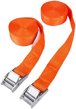Jungle Straps 2 Pack of 13' Lashing Straps with Buckle Good for Roof-top Tie Downs with Kayaks, Canoes, Carriers and Other Roof Mounted Luggage (13' x 1")
