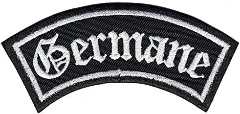 GERMANE Northmen Biker Rider Rankpatch Rocker Motorcycle Iron on Patch Badge