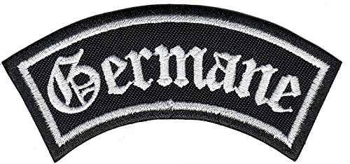 GERMANE Northmen Biker Rider Rankpatch Rocker Motorcycle Iron on Patch Badge