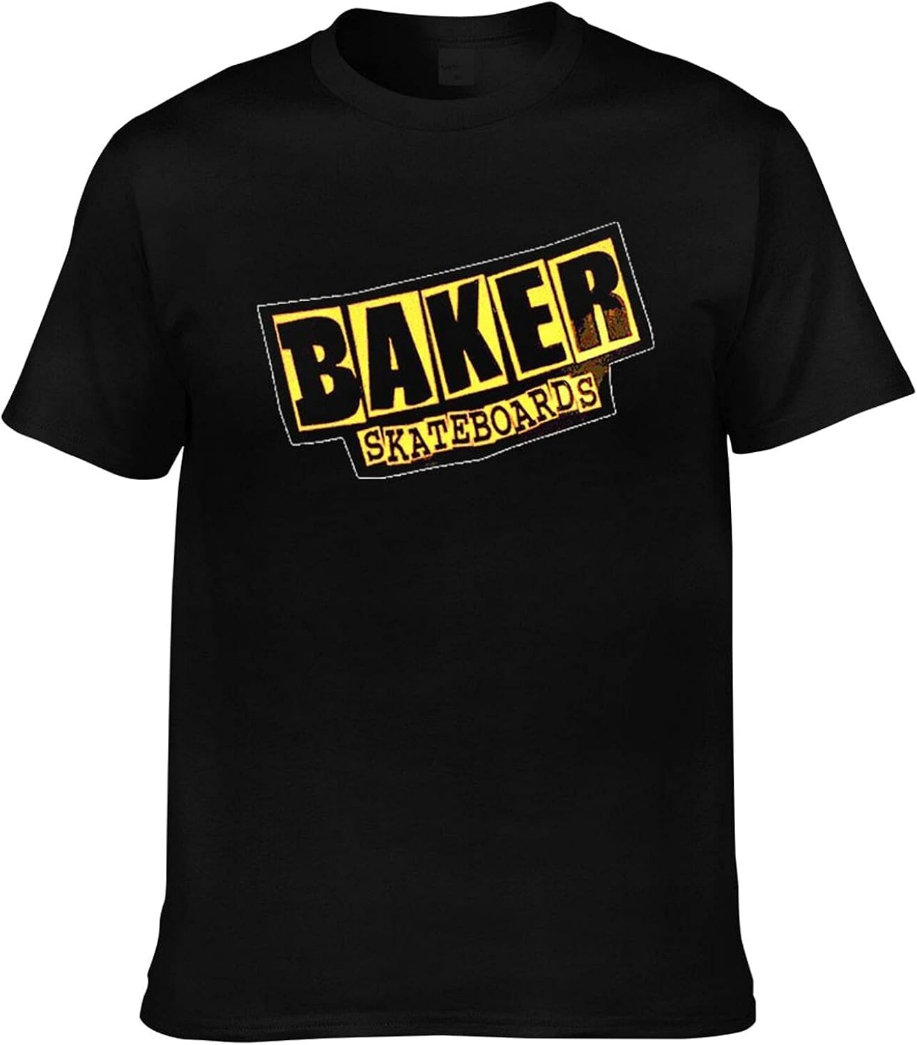 Baker Skateboards O Neck Short Sleeve T Shirt Slim Fit Cotton Shirts