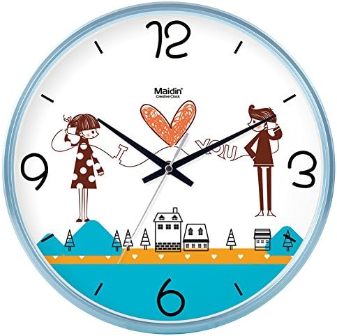 Fashion clock/Living room Office simple silent clock/Creative quartz clock-A 8inch