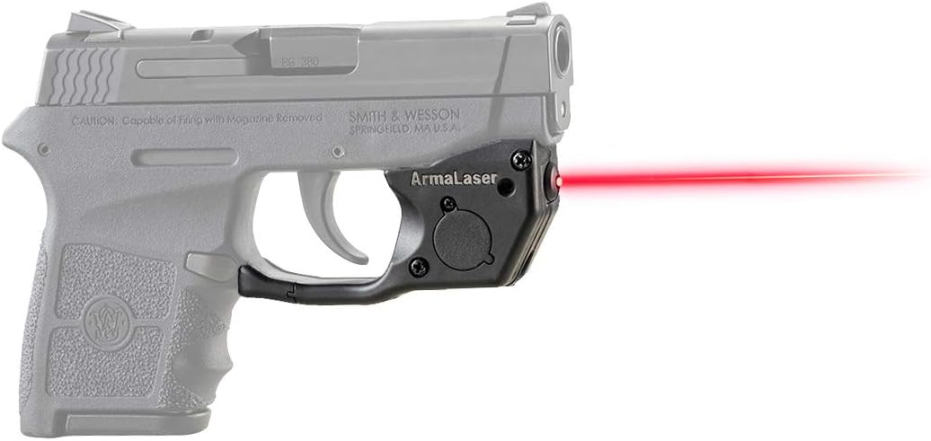 Amazon Com Armalaser Tr24 Designed To Fit S W Bodyguard 380 Red Laser Sight Grip Activation Sports Outdoors
