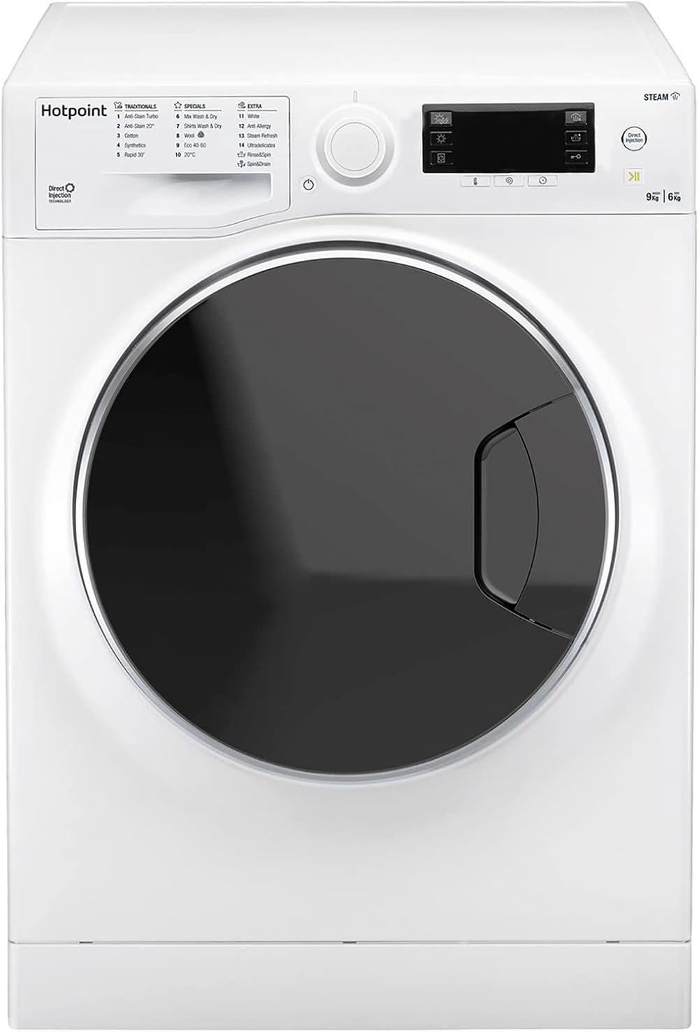 Hotpoint 9kg Wash 6kg Dry 1600rpm Freestanding Washer Dryer White