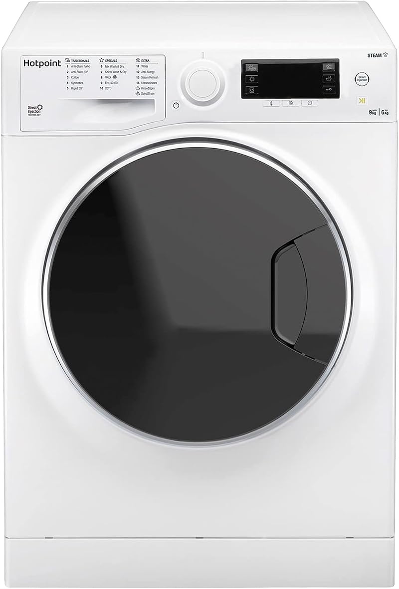 Hotpoint 9kg Wash 6kg Dry 1600rpm Freestanding Washer Dryer White