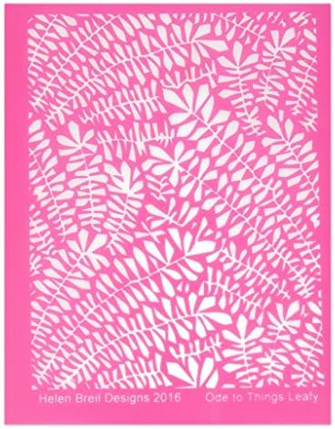 Helen Breil Silk Screen for polymer clay 95x130 mm - Ode To Things Leafy