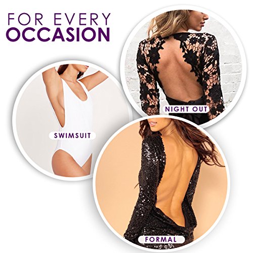 [Newest Version] Adhesive Bra Push up Strapless Invisible Bra Pair of 2 - Thumbnail 6