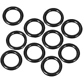 uxcell Nitrile Rubber O-Rings 14mm OD 9mm ID 2.5mm Width, Metric Sealing Gasket for Automotive Machine Plumbing, Pack of 10