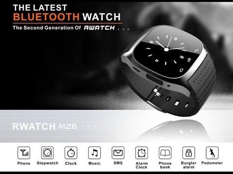 M26 SmartWatch con pantalla táctil, Bluetooth, reloj con manos ...