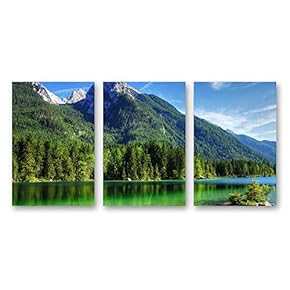 Canvas Wall Art Beautiful Scenery with Turquoise...