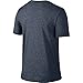 NIKE Men's Dri-FIT Cotton 2.0 Tee, Obsidian Heather/Matte Silver, XXXX-Large