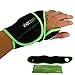 Inerzen Wrist Support Hot and Cold Gel Therapy Wrap - Includes Hot or Cold Gel Pack for Pain Relief - Microwavable, Freezable, Reusable (One Size Fits All)