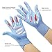 Disposable Gloves for Kids, Kids Nitrile Gloves for 7-14 Years Students - Powder Free, Latex Free, Odorless, Food Grade, Allergy Free, Textured Finger-100PCS Blue