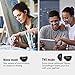 True Wireless Bluetooth Earbuds with Superior Sound, Easy-Pairing, Black Earphones in-Ear with Charging Case, TWS Headphones with Built-in Microphones, Deep Bass for Sport, Workout, Gym, Running