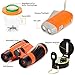 EocuSun Adventure Kids - Outdoor Exploration Kit, Educational Outdoor Explorer Toys for Children, Binoculars, Flashlight, Compass, Magnifying Glass, Great Gift Set for Camping, Hiking (Boys & Girls)