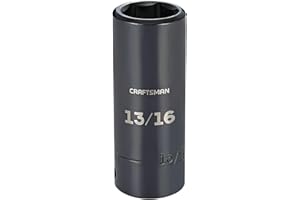 CRAFTSMAN Deep Impact Socket, SAE, 1/2-Inch Drive, 13/16-Inch (CMMT16062)