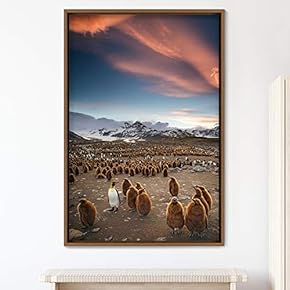 signwin Framed Canvas Wall Art Group of Birds...