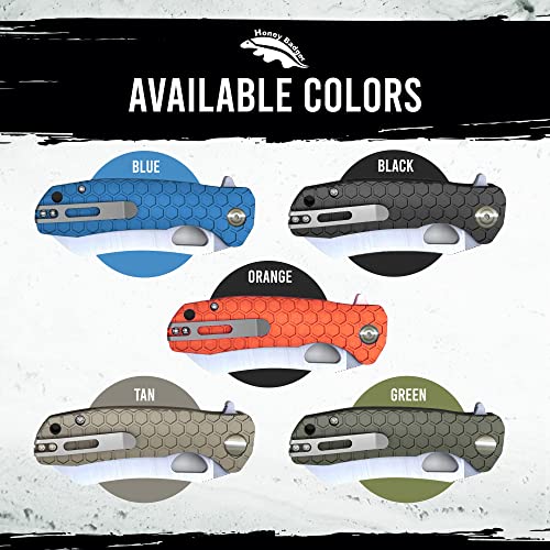 Western Active Honey Badger Wharncleaver Pocket Knife, Steel Blade