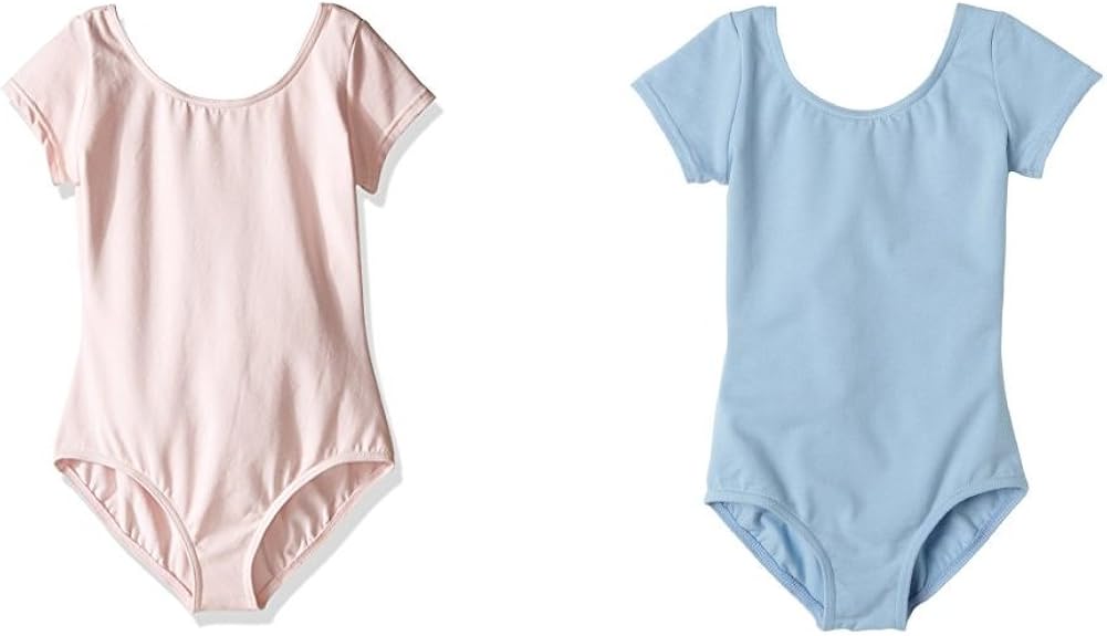 Capezio Big Girls' Classic Short Sleeve Leotard: Clothing