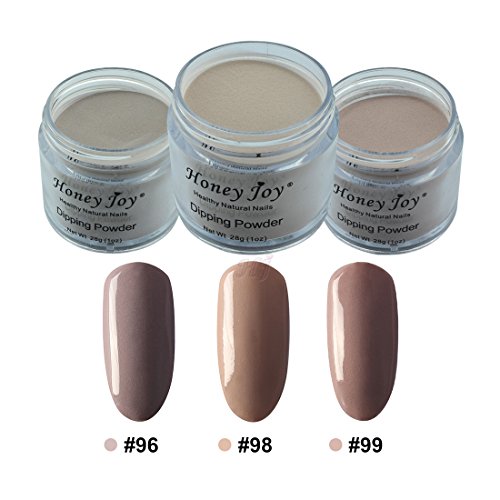 3pcs 28g/Box Multi Colorful Dipping Powder Without Lamp Cure Nails Dip Powder Summer Gel Nail Color Powder Natural Dry (96-98-99)