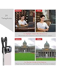 Kit de lentes para cámara de teléfono móvil HD profesional.