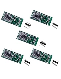 5PCS RCWL 0516 Sensor de detección de movimiento, Sensor de radar de microondas, Módulo de interruptor, para Arduino ESP8266 Nodemcu Wemos, para Detector de rata humana, Distancia de detección 5 7m, mejor que HC SR501