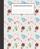 Composition Notebook: Unicorn Sweets Pattern Girly Cuteness College Ruled Notebook Lined School Journal