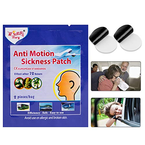 ifory Motion Sickness Patches, Cruise Ship Essentials, Non Drowsy (40