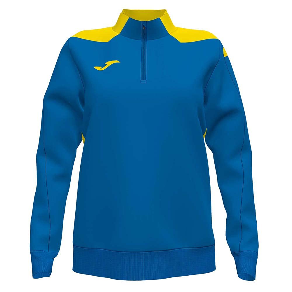 Joma Championship Vi Women's Sweatshirt, womens, Sweatshirt, 901268709, Royal-Yellow, L