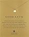 SOURBAN Elephant Shape Necklace Simple Gold Clavicle Chain with Card for Women