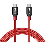 Anker PowerLine+ C to C 2.0 cable (6ft), High Durability, for USB Type-C Devices Including Galaxy S8, S8+, Google Pixel, Nexus 6P, Huawei Matebook, Nintendo Switch, MacBook and More