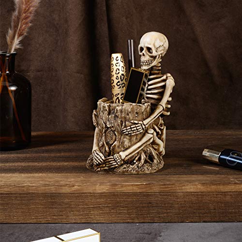 Skull Pen Holder Skeleton - Image 3