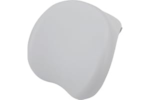 Zyyini PU Tub Pillow with Suction Cups Comfortable Bathtub Headrest, Watertight Bathtub Pillow for Relaxation, Lightweight an