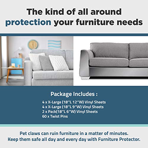 Set of 10 FurniCare Couch Protector Guard Furniture from Dog and Cat